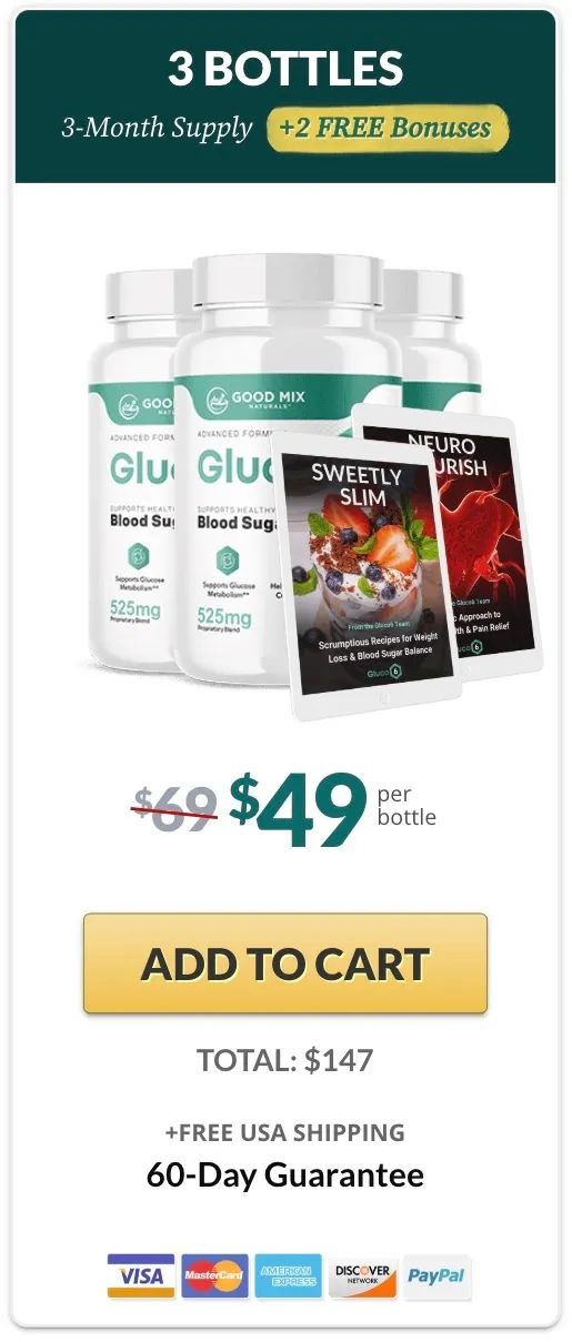 Gluco6 Buy 3 Bottles